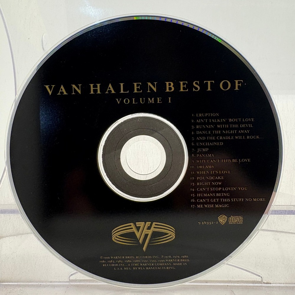 Van Halen Best Of Volume I CD 1996 Compilation 9 46332-2 Greatest Hits Disc Only